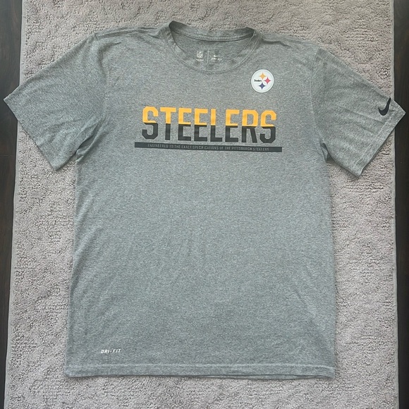 Men’s Nike Dri-Fit Pittsburgh Steelers T-Shirt - Picture 1 of 5